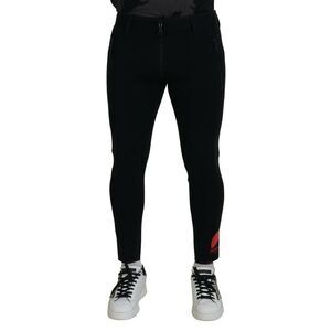 Dsquared² Back Polyamide Slim Fit Logo Print Men's Pants